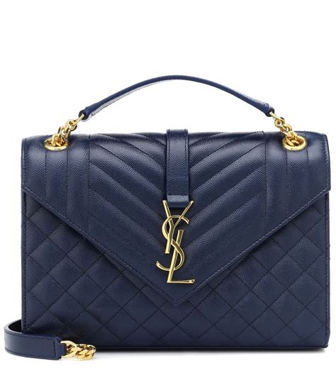 ysl monogram bag blue|ysl monogram envelope bag.